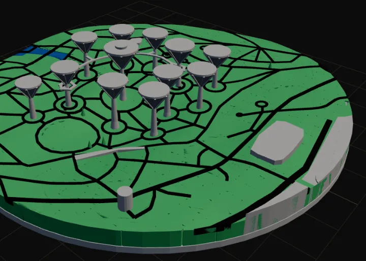 Supertree Grove as a 3D-printable model